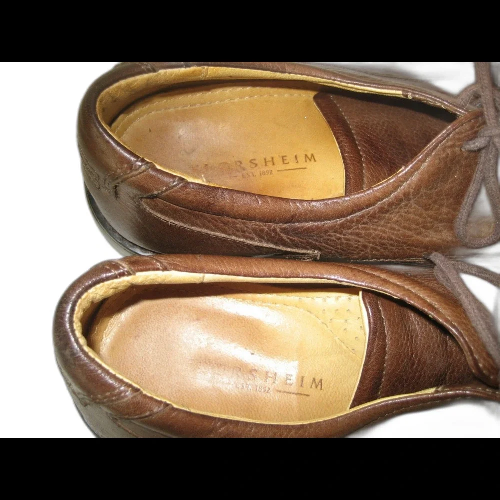 Mens Florsheim Brown Leather (Brazil) Lace-Up Men’s Shoe sz 12 M